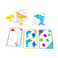 Set educativ cu aluat pentru modelare Play dough „Animale marine”, 5 culori x 10g.