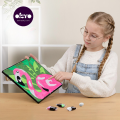 Tablou 3D pe numere din plastilină aerată Air Clay 29×29 cm – Flamingo Roz Tablou 3D pe numere din plastilină aerată Air Clay 29×29 cm – Flamingo Roz