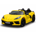 Машина Corvette C8, Аккумулятор 12V10AH, 2 мотора 90W, EVA колеса, кожаные сидения