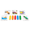 Развивающий набор с тестом для лепки Play dough «Транспорт», 5 цветов х 10 г. Развивающий набор с тестом для лепки Play dough «Транспорт», 5 цветов х 10 г.