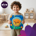 Tablou 3D pe numere din plastilină aerată Air Clay 24×24 cm – Vidră Tablou 3D pe numere din plastilină aerată Air Clay 24×24 cm – Vidră