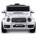 Mașinuță Mercedes-AMG G63, Baterie 12V7AH, 2 motoare de 35W, roti EVA, scaune din piele Mașinuță Mercedes-AMG G63, Baterie 12V7AH, 2 motoare de 35W, roti EVA, scaune din piele