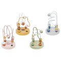 Labirint din lemn cu mărgele colorate, 10 elemente, 4 modele Labirint din lemn cu mărgele colorate, 10 elemente, 4 modele