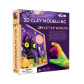 DIY Набор для творчества из воздушного пластилина Air Clay Маленькие миры «Кот-призрак» DIY Набор для творчества из воздушного пластилина Air Clay Маленькие миры «Кот-призрак»