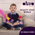 Set pentru creație din plastilină aerată Air Clay OKTO, 36 buc. х 10 g. Set pentru creație din plastilină aerată Air Clay OKTO, 36 buc. х 10 g.