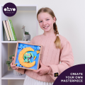 Set creativ DIY cu plastilină aerată Air Clay Lumi mici „Iepuraș pe Lună” Set creativ DIY cu plastilină aerată Air Clay Lumi mici „Iepuraș pe Lună”