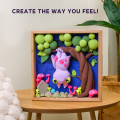 DIY Набор для творчества из воздушного пластилина Air Clay Маленькие миры «Летучая мышь»