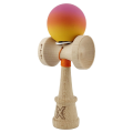 «Kendama Super Sticky X Original», Металлический Подшипник, веревка 62/65 см, King size 7.5 x 6 x 18 см, розово-оранжево-желтый градиент «Kendama Super Sticky X Original», Металлический Подшипник, веревка 62/65 см, King size 7.5 x 6 x 18 см, розово-оранжево-желтый градиент