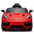 Машина Porsche 718 Spyder RS, Аккумулятор 12V/7Ah, 2 мотора 25W, EVA колеса, кожаное сидение Машина Porsche 718 Spyder RS, Аккумулятор 12V/7Ah, 2 мотора 25W, EVA колеса, кожаное сидение