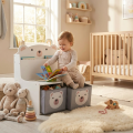 Băncuță cu spațiu de depozitare pentru jucării și cărți „Bear”, U-Grow Băncuță cu spațiu de depozitare pentru jucării și cărți „Bear”, U-Grow
