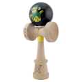 «Kendama Super Sticky X Original», металлический подшипник, веревка 62/65 см, King size 7.5 x 6 x 18 см , «Обезьянка», черная