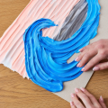 Объемная 3D картина из воздушного пластилина Air Clay 30×40 см — Большая волна в Канагаве
