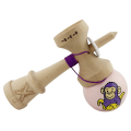 «Kendama Super Sticky X Original», rulment metalic, ața 62/65 cm, King size 7.5 x 6 x 18 cm, „Maimuță”, roz «Kendama Super Sticky X Original», rulment metalic, ața 62/65 cm, King size 7.5 x 6 x 18 cm, „Maimuță”, roz