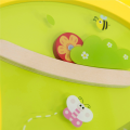 Panou educativ de perete din lemn „Omida”, 10 activități