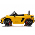 Машина Porsche 718 Spyder RS, Аккумулятор 12V/7Ah, 2 мотора 25W, EVA колеса, кожаное сидение