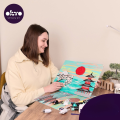 Tablou 3D cu plastilină aerată Air Clay 30×40 сm – Japonia