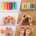 Набор теста для лепки Air Dough OKTO, 8 цветов, 96 шт. Набор теста для лепки Air Dough OKTO, 8 цветов, 96 шт.