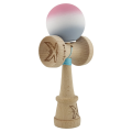 «Kendama Super Sticky X Original», Металлический Подшипник, веревка 62/65 см, King size 7.5 x 6 x 18 см, розово-бело-серый градиент