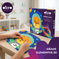Tablou 3D pe numere din plastilină aerată Air Clay 24×24 cm – Vidră Tablou 3D pe numere din plastilină aerată Air Clay 24×24 cm – Vidră