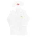 Costum de doctor pentru copii cu bonetă medicală