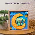 Set creativ DIY cu plastilină aerată Air Clay Lumi mici „Iepuraș pe Lună” Set creativ DIY cu plastilină aerată Air Clay Lumi mici „Iepuraș pe Lună”