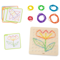 Geoboard din lemn „Planșă matematică”, 64 pini Geoboard din lemn „Planșă matematică”, 64 pini