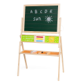 Șevalet pentru copii cu tablă dublă 2 în 1 și panou educativ Șevalet pentru copii cu tablă dublă 2 în 1 și panou educativ