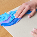Объемная 3D картина из воздушного пластилина Air Clay 30×40 см — Звёздная ночь