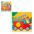 Mozaic cu abțibilduri „Transport”, 400 elem. Mozaic cu abțibilduri „Transport”, 400 elem.