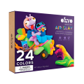 Set pentru creație din plastilină aerată Air Clay OKTO, 24 buc. х 10 g. Set pentru creație din plastilină aerată Air Clay OKTO, 24 buc. х 10 g.