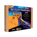 Tablou 3D cu plastilină aerată Air Clay 30×30 сm – După-amiază Aurie Tablou 3D cu plastilină aerată Air Clay 30×30 сm – După-amiază Aurie