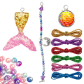 Set pentru realizarea brățărilor „Slime: Sirenă”, roz Set pentru realizarea brățărilor „Slime: Sirenă”, roz