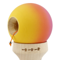 «Kendama Super Sticky X Original», Металлический Подшипник, веревка 62/65 см, King size 7.5 x 6 x 18 см, розово-оранжево-желтый градиент «Kendama Super Sticky X Original», Металлический Подшипник, веревка 62/65 см, King size 7.5 x 6 x 18 см, розово-оранжево-желтый градиент