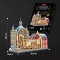 Puzzle 3D „Gară feroviară” cu iluminare LED, 255 elem. Puzzle 3D „Gară feroviară” cu iluminare LED, 255 elem.