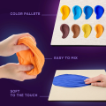 Tablou 3D cu plastilină aerată Air Clay 30×30 сm – După-amiază Aurie Tablou 3D cu plastilină aerată Air Clay 30×30 сm – După-amiază Aurie