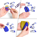 Plastilină aerată bleu Air Clay OKTO Colours, 10 buc. × 6 g, mărimea S Plastilină aerată bleu Air Clay OKTO Colours, 10 buc. × 6 g, mărimea S