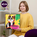 Tablou 3D pe numere din plastilină aerată Air Clay 29×29 cm – Pisica Poznașă Tablou 3D pe numere din plastilină aerată Air Clay 29×29 cm – Pisica Poznașă
