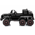 Mașinuță Mercedes-Benz G63 AMG 6×6, Baterie 12V10AH, 6 motoare de 35W, roti EVA, scaune din piele Mașinuță Mercedes-Benz G63 AMG 6×6, Baterie 12V10AH, 6 motoare de 35W, roti EVA, scaune din piele