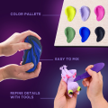 DIY Набор для творчества из воздушного пластилина Air Clay Маленькие миры «Летучая мышь»