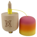 „Kendama Pill X Original”, profesională, ața 62/65 cm, 11 x 5 x 5 cm, gradient roz-portocaliu-galben „Kendama Pill X Original”, profesională, ața 62/65 cm, 11 x 5 x 5 cm, gradient roz-portocaliu-galben