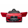 Машина BMW i4, Аккумулятор 12V7AH, 4 мотора 25-35W, EVA колеса, кожаные сидения