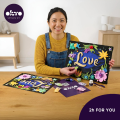 Tablou 3D cu plastilină aerată Air Clay 30×40 сm – LOVE Tablou 3D cu plastilină aerată Air Clay 30×40 сm – LOVE