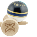 «Kendama Royal Spike X Original», профессиональная, металлический подшипник, веревка 62/65 см, сверхлипкая, King Size 7.5 x 6 x 18 см, темно-синее кольцо «Kendama Royal Spike X Original», профессиональная, металлический подшипник, веревка 62/65 см, сверхлипкая, King Size 7.5 x 6 x 18 см, темно-синее кольцо