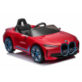 Машина BMW i4, Аккумулятор 12V7AH, 4 мотора 25-35W, EVA колеса, кожаные сидения