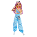 Păpușa Barbie cu 4 ținute, accesorii și păr cu schimbare de culoare Păpușa Barbie cu 4 ținute, accesorii și păr cu schimbare de culoare
