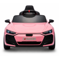Mașinuță Audi e-tron, Baterie 12V4.5AH, 2 motoare de 35W, roti EVA, scaune din piele