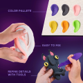 DIY Набор для творчества из воздушного пластилина Air Clay Маленькие миры «Кот-призрак» DIY Набор для творчества из воздушного пластилина Air Clay Маленькие миры «Кот-призрак»