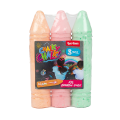 Set de cretă colorată pentru asfalt, 3 bucăți, 2 modele Set de cretă colorată pentru asfalt, 3 bucăți, 2 modele