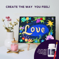 Tablou 3D cu plastilină aerată Air Clay 30×40 сm – LOVE Tablou 3D cu plastilină aerată Air Clay 30×40 сm – LOVE