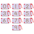 Set de table magnetice „Învățăm să scriem cifrele”, 10 buc. Set de table magnetice „Învățăm să scriem cifrele”, 10 buc.